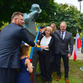Popiersie Lucka Czernego w Galerii